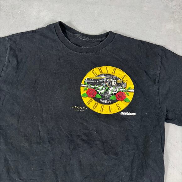 Legacy Guns N Roses NASCAR Graphic T Shirt Black - Size: Medium - Picture 2 of 9